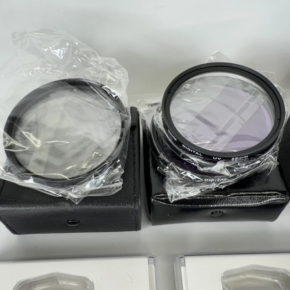 Lot Camera Lens Filters UV Polarizer Diffusion Quantaray Hoya 49mm 52mm 55mm 58m - Image 2 of 4