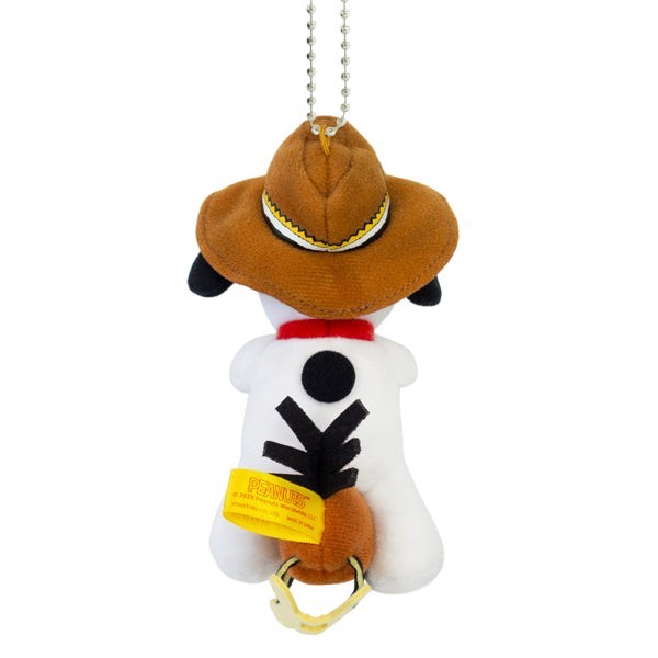 Peanuts Snoopy Plush Mascot Keychain 2026 Zodiac Horse Cowboy