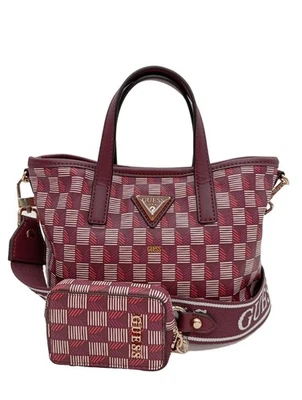 GUESS Sac bandoulière Petit Dames Sac rose-blanc style décontracté - Photo 1/4