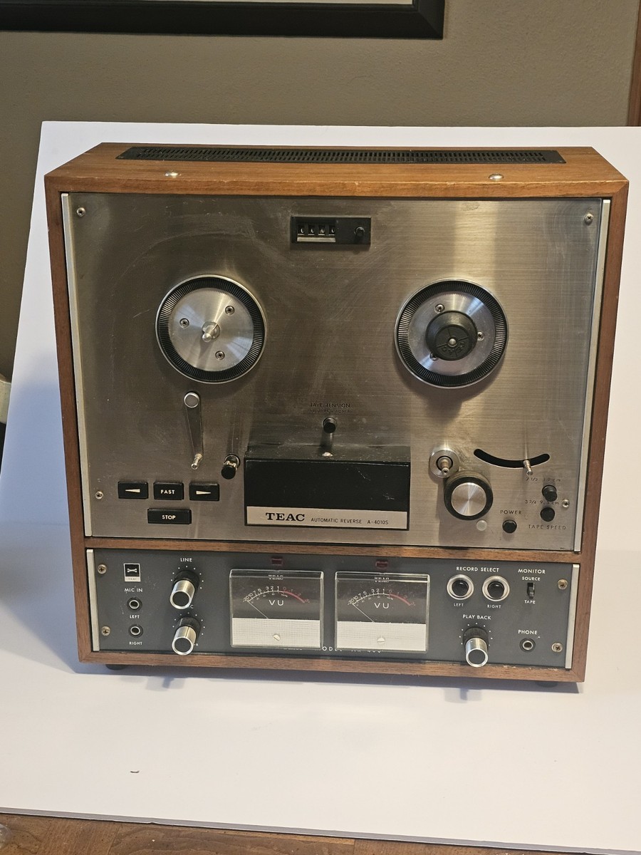 TEAC A-4010S REEL TO REEL WORKs Vintage Tape | eBay