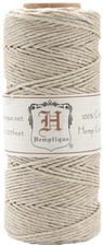 Hemptique Hemp Cord Spool 20lb 205'-Natural