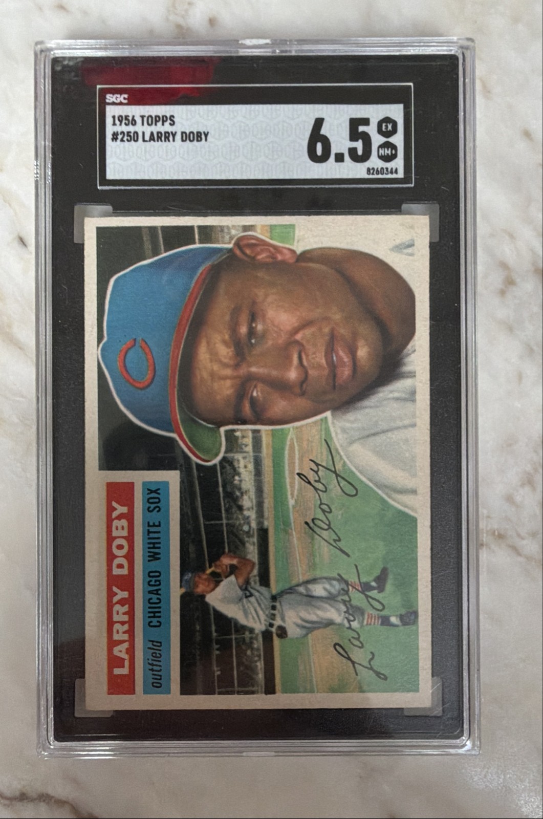 1956 Topps - Larry Doby #250 - SGC 6.5