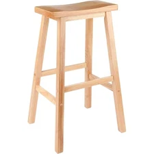 Winsome Wood 84089 Saddle Seat 29 Stool Single RTA