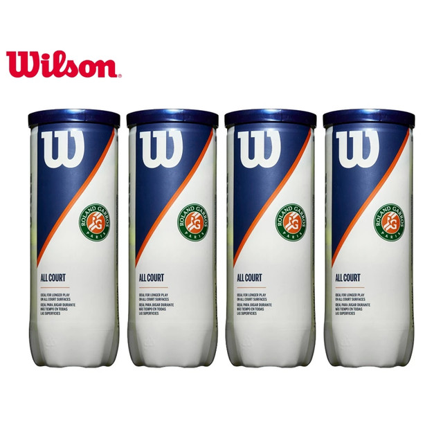 Wilson Roland Garros All Court 4-Ball Can