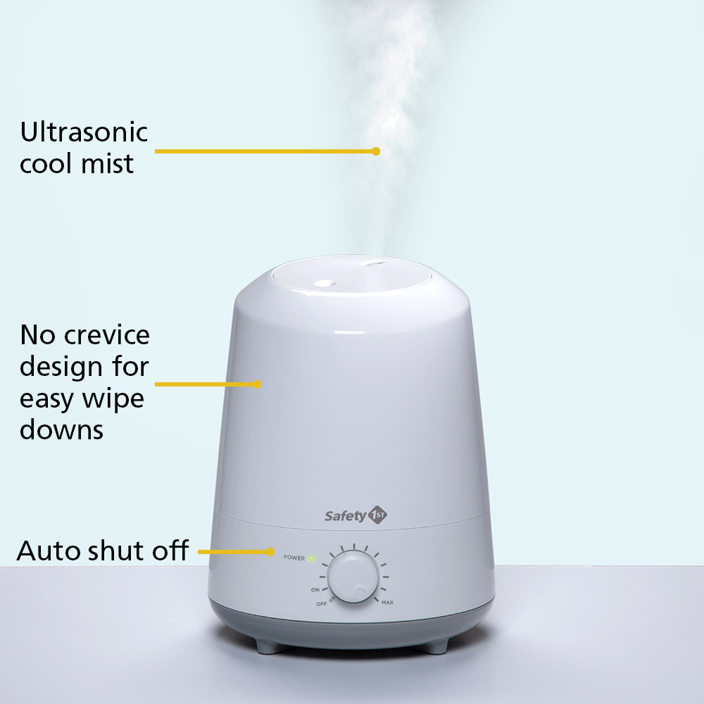Safety 1st Stay Clean Humidifier, White