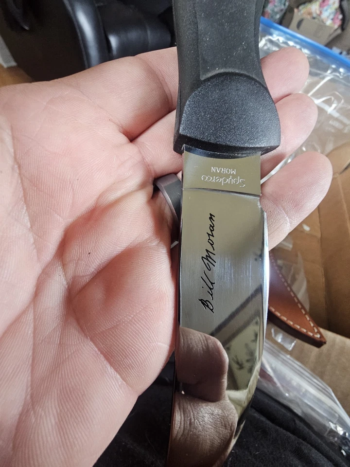 Spyderco Knives - early production looks new - Bill Moran Fixed Blade Knife. - Image 2 of 4