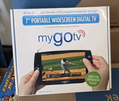 MyGoTV 7'' Portable Widescreen Digital TV Brand New