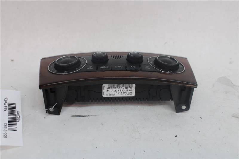 CONTROLES DE TEMPERATURA MERCEDES-BENZ C230 C280 C350 C55 2006 06 2038302985 1320001 Foto 4 de 4