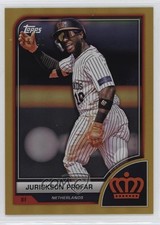 2023 Topps World Baseball Classic Gold Rainbow Foil 16/50 Jurickson Profar p8v