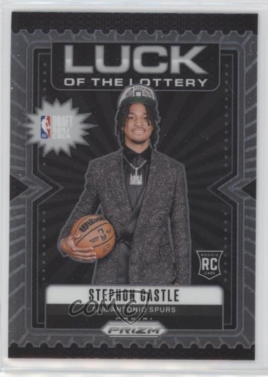 2024-25 Panini Prizm Luck of the Lottery Stephon Castle #12 Rookie RC