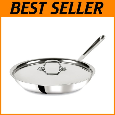 #ad #ad D3 12quot; Stainless Steel Pan Tri Ply Construction Oven Safe $329.99