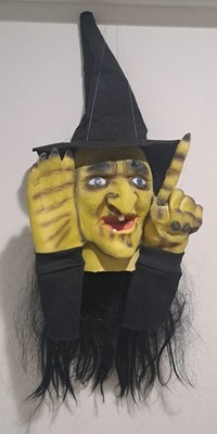 Halloween Witch Decor Finger Tapping Trick Or Treat  Party Electronic 
