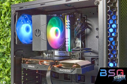 BSG Striker Gaming-Computer Ryzen 5 3600G 32GB 1TB SSD RX 6600 Win11 - Afbeelding 5 van 12