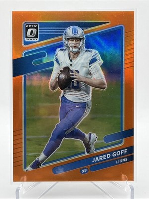 2021 Panini Donruss Optic - Jared Goff #84 Orange Prizm /199