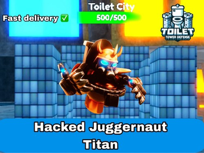 #ad HACKED JUGGERNAUT TITAN TOILET TOWER DEFENSE TTD UNIT $9.98