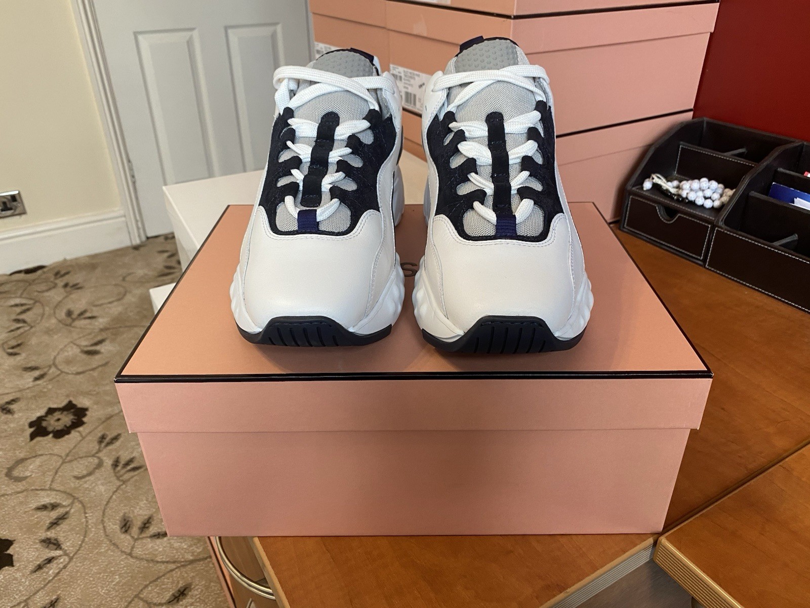 Acne Studios Rockaway Leather Sneaker White Size UK9 EU43 Brand New Price £520 image 2