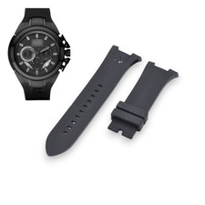 AX1050 30mm Black Rubber Strap For Armani Exchange
