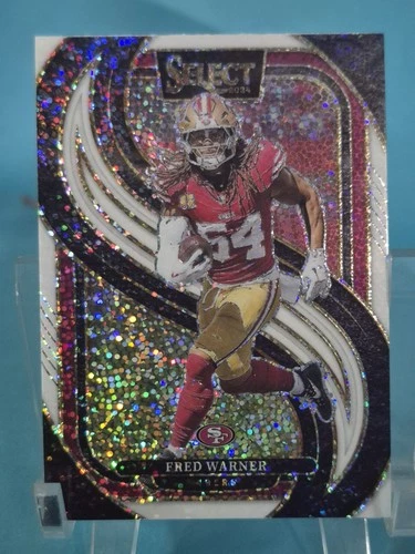 2024 Panini Select #157 Fred Warner White Sparkle Prizm 49ers
