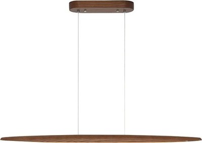 YISDESIGN 71'' Wood Linear Pendant Light Wood Linear Dinning Room Light Island Li