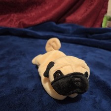 Ty Beanie Baby - Pugsly - The Pug Dog - With Tags
