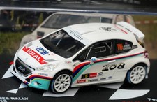 101 Peugeot 208 T16 2013 Rally Car Collection 1/43 Deagostini Blister