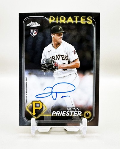 2024 Topps Chrome Baseball Rookie Autographs #RA-QP QUINN PRIESTER