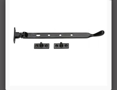 Heritage Messing Birnenende Flügelstrebe 8'' matt schwarz rustikal Eisen-FB992