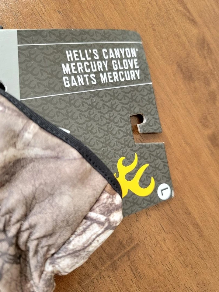 Browning Hells Canyon Mercury Hunting Gloves Realtree Xtra Camo Size L LARGE NEW - Image 3 of 4