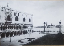 Palazzo Ducale, Venice, Italy, Magic Lantern Glass Slide