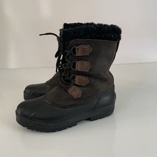 Sorel Vintage Kaufman Sorel Alpine leather suede lace up Winter Boots 7 Y2K 90s