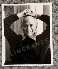 NORMAN LEAR SIGNED 8x10 Glossy Photo to Me About 1975
