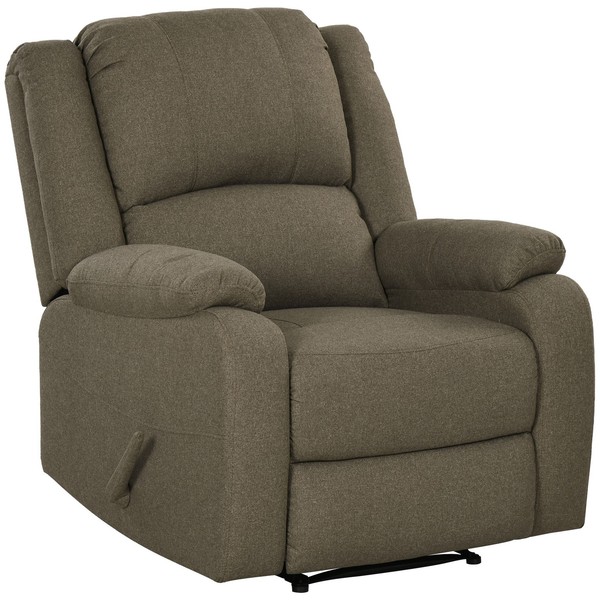 Relaxsessel Manuell Fernsehsessel Mit Liegefunktion, Leinenoptik, Braun-image