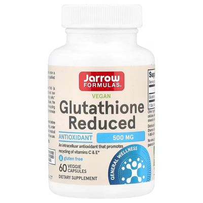 Jarrow Formulas 60 Count Antioxidant, Glutathione Reduced, 500 mg BB: 11/2025