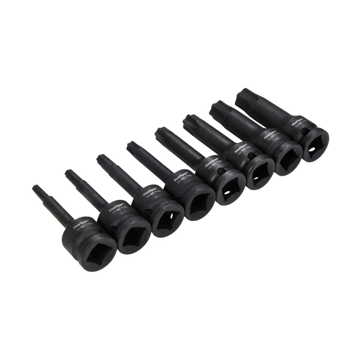 B&Q - Blue Spot Tools8 Pce 1/2" Impact Torx Sockets (T30-T80) - Image 7