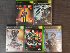 Lot of 5 Shooter/FPS games (Microsoft Xbox) Deus Ex, Unreal, Warpath, Griffin
