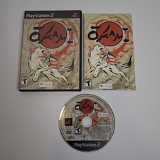 Okami (Sony PlayStation 2, 2006) PS2 CIB Complete w/ Manual PSBlack Label