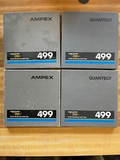 4 - Ampex 499 Grand Master Gold 7" Reel To Reel Tape 1/4" X 1200'