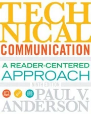 Technical Communication - Paperback By Anderson, Paul V. - VERY GOOD