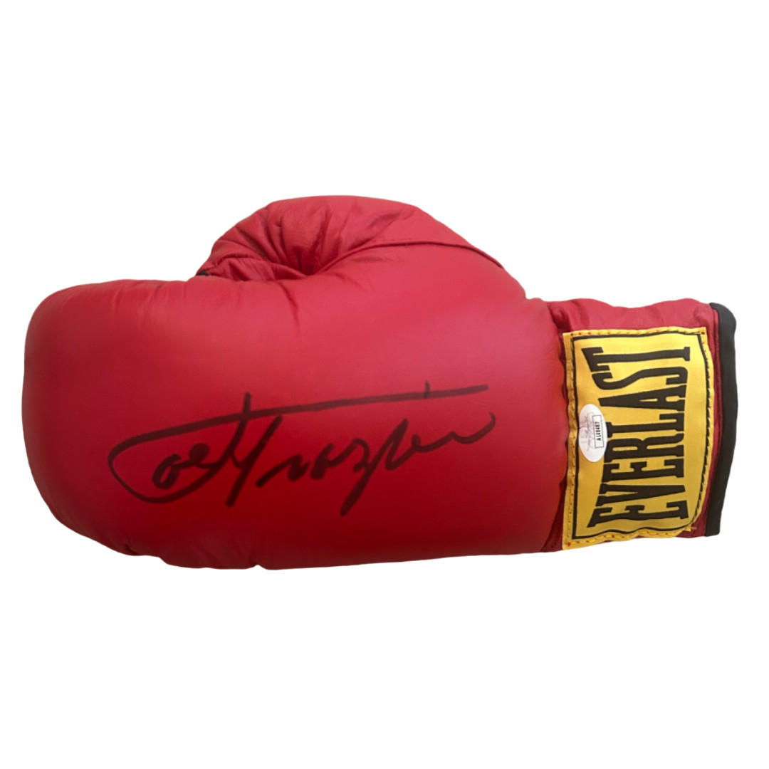 Gant de boxe Everlast rouge signé par Joe Frazier (JSA)