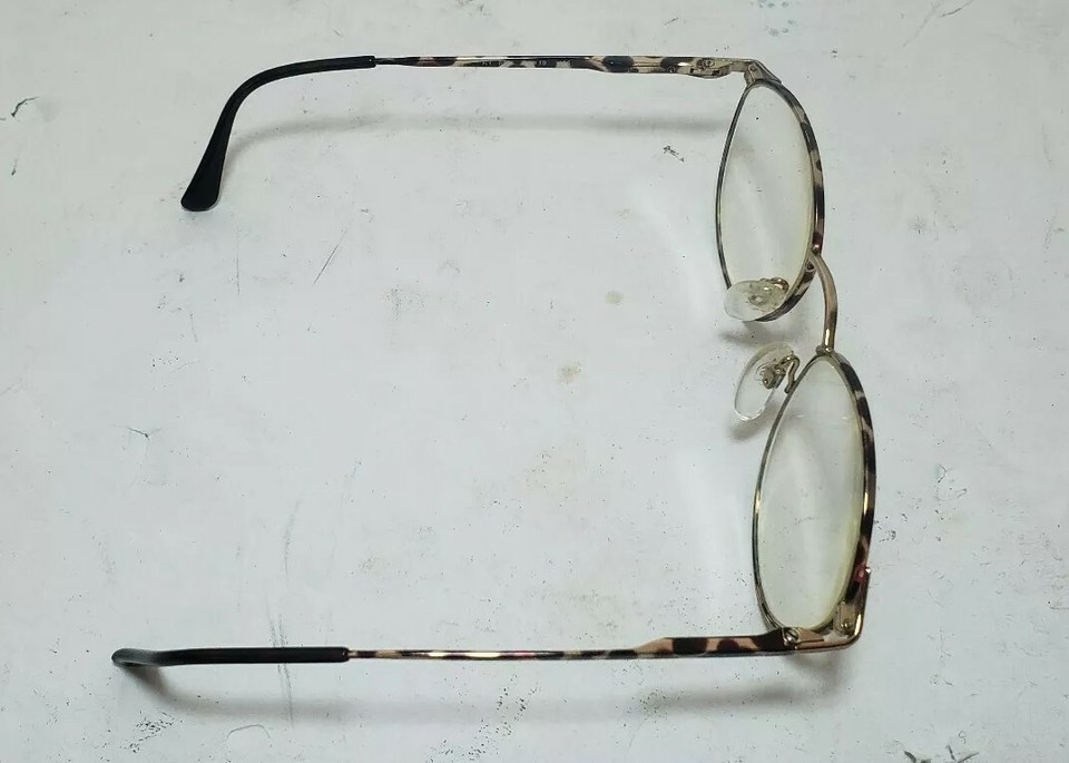 Armani Vintage Eyeglass Frame Tortoise Oval Prescription