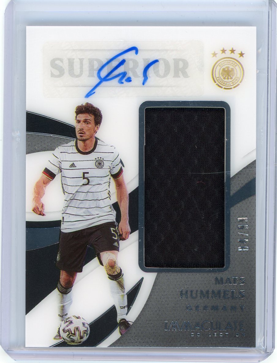 マッツ・フンメルス直筆サイン入り超大型写真…Mats HUMMELS… PANINI IMMACULATE SOCCER 【MATS HUMMELS マッツ・フンメルス