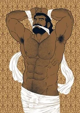 Gengoro Tagame Fisherman's Lodge Large Oblong Chest Art Comic Manga[buy+1 -$20]