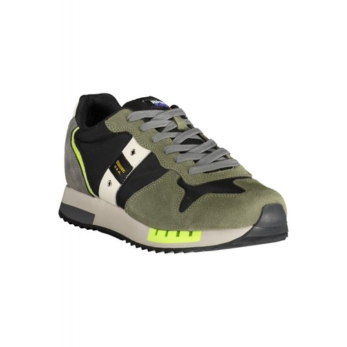 SNEAKERS BLAUER Mod. F4 QUEENS01/MES Col. NERO/VERDE MILITARY Sconto -35% - Imagen 6 de 7