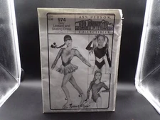 💐 STRETCH & SEW #974 - GIRLS LEOTARD & SKATING DRESS PATTERN  CH 21"-31"  FF