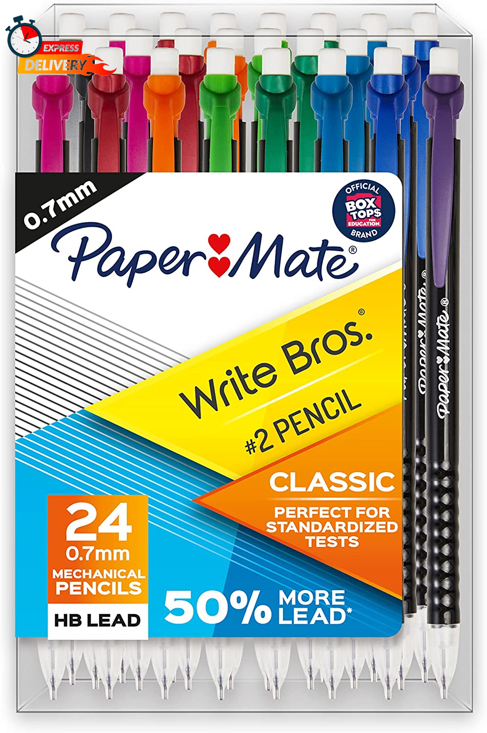 Mechanical Pencils 0.7Mm, Write Bros. Classic Number 2 Pencil Set, Office Suppli-image