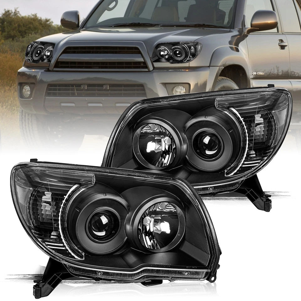 Фары в сборе для 2006-2009 Toyota 4Runner фары LH+RH - Изображение 2 из 4