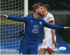 Chelsea FC Timo Werner Autographed Signed 8x10 EPL Photo JSA COA #1