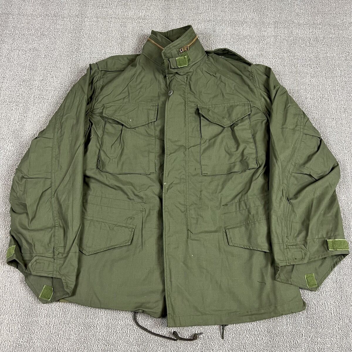 Vintage M-65 OG-107 Military Field Jacket Cold Weather Coat Vintage M-65 OG-107 Military Field Jacket Cold Weather Coat
