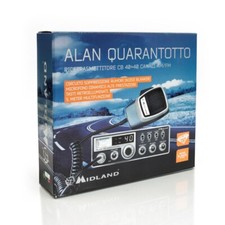 Midland Alan Quarantotto 40 Canali Radio CB - Nero/Argento (C217.09)