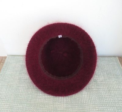 VTG Hudson\'s Hat Women’s Angora Wool Hat, Very Warm Sz S/M 21.5\